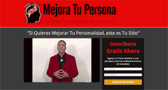 Desktop Screenshot of mejoratupersona.com