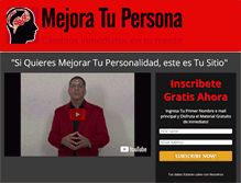 Tablet Screenshot of mejoratupersona.com